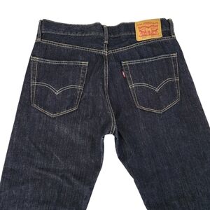 LEVI’S Dark (blue) Wash 505 Straight Leg Classic Denim Jeans w34 l32